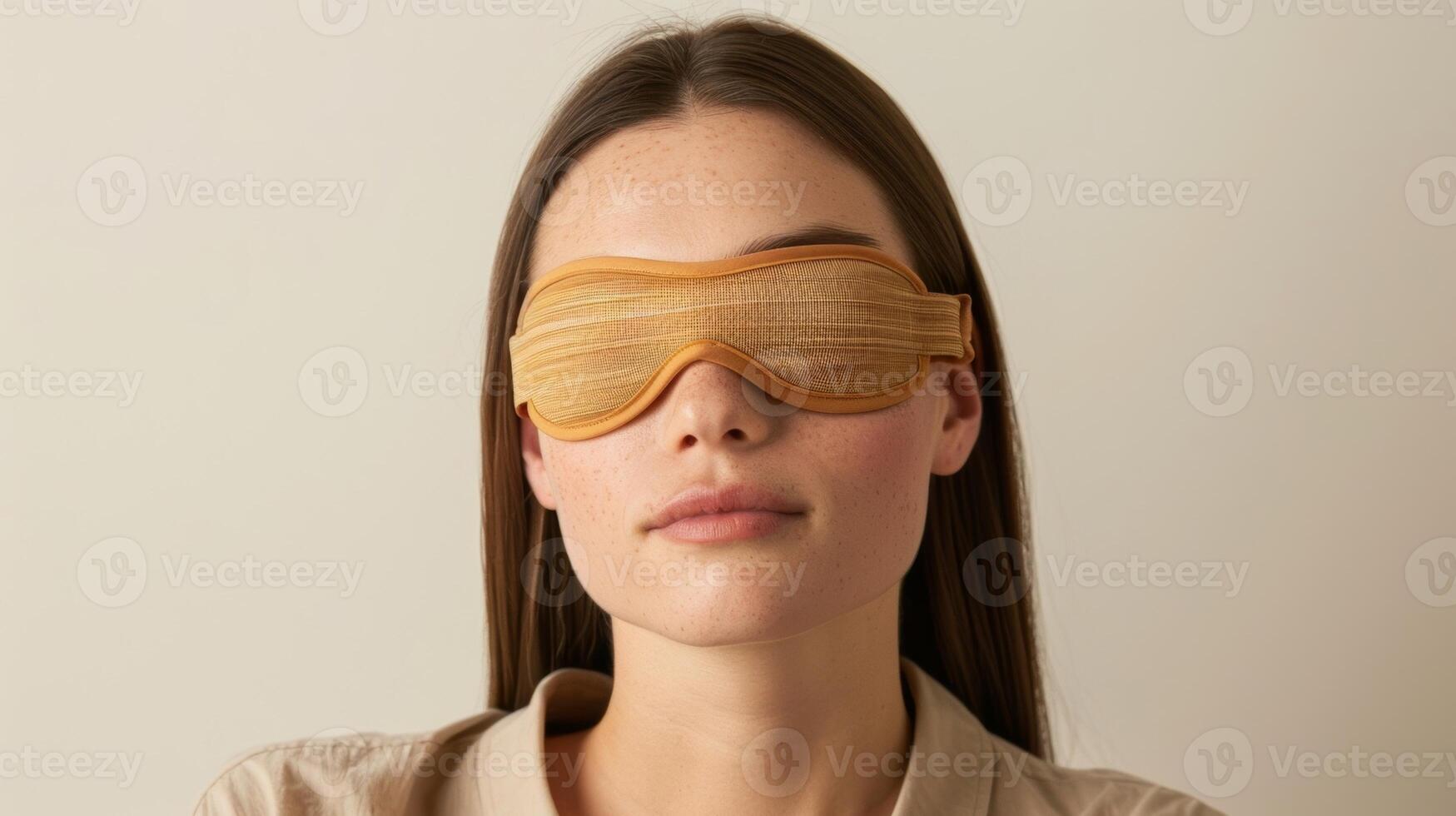 A highquality ecofriendly sleep mask made from sustainably sourced bamboo providing a luxurious and ecoconscious sleep option photo