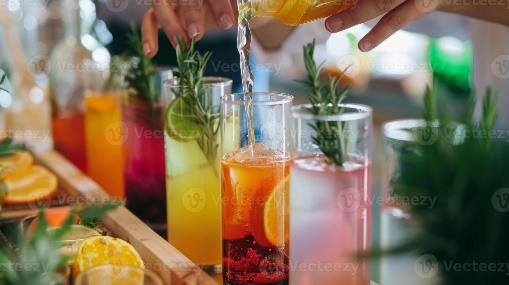 el taller termina en un alto Nota con todos sensación refrescado y rejuvenecido armado con nuevo atención plena tecnicas y delicioso Mocktail recetas foto