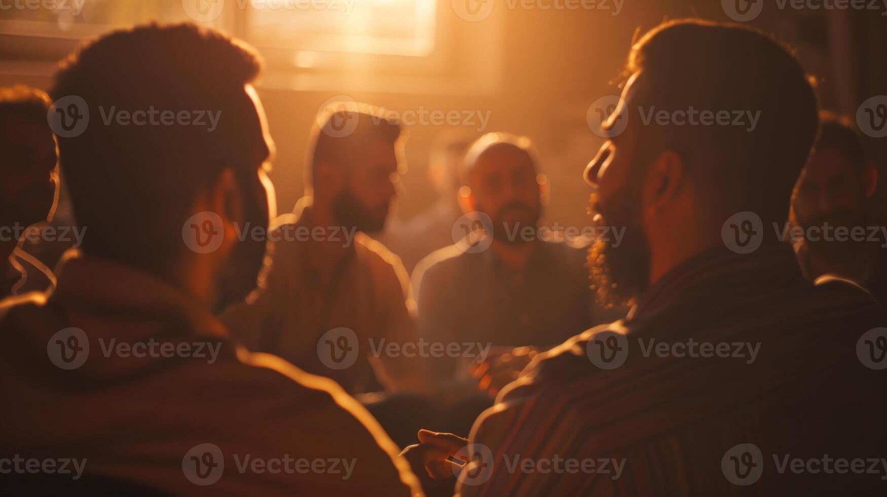 As the workshop comes to a close the men gather in a circle to share their thoughts and reflections on the experience grateful for the opportunity to express themselves through painting photo