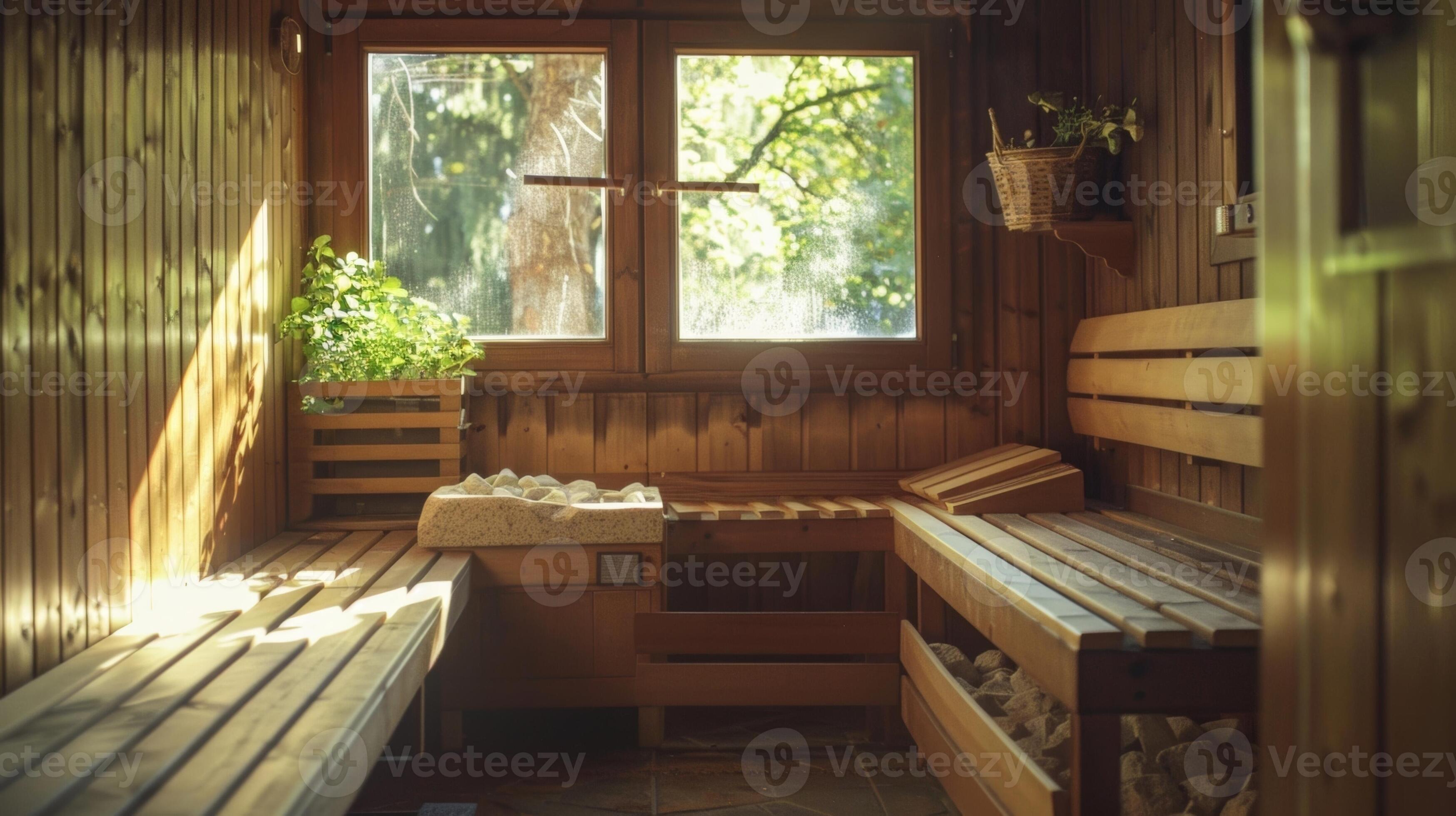A written guide displayed in the sauna with stepbystep instructions on