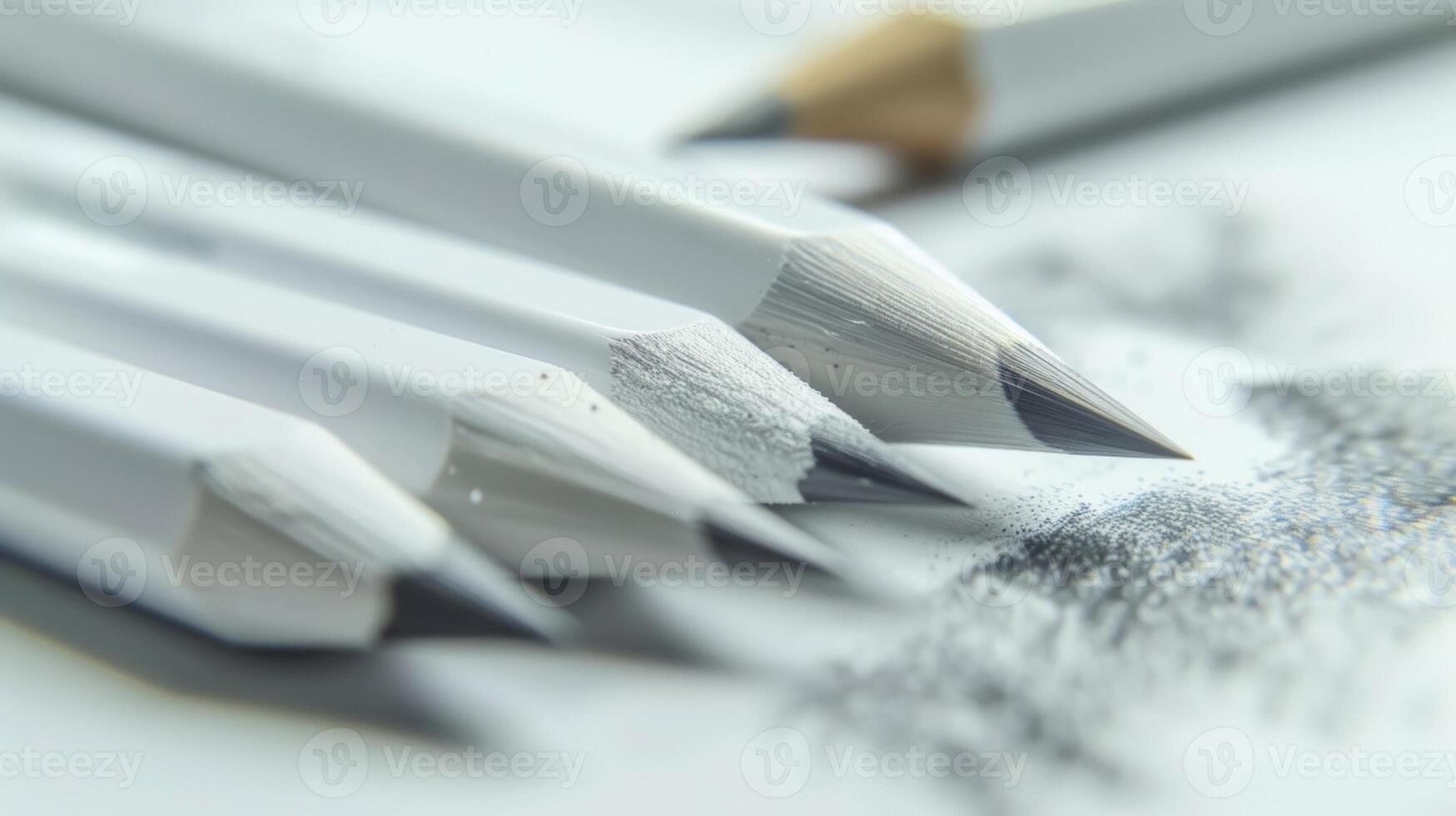 A handful of precision erasers perfect for removing tiny mistakes from a delicate pencil drawing photo
