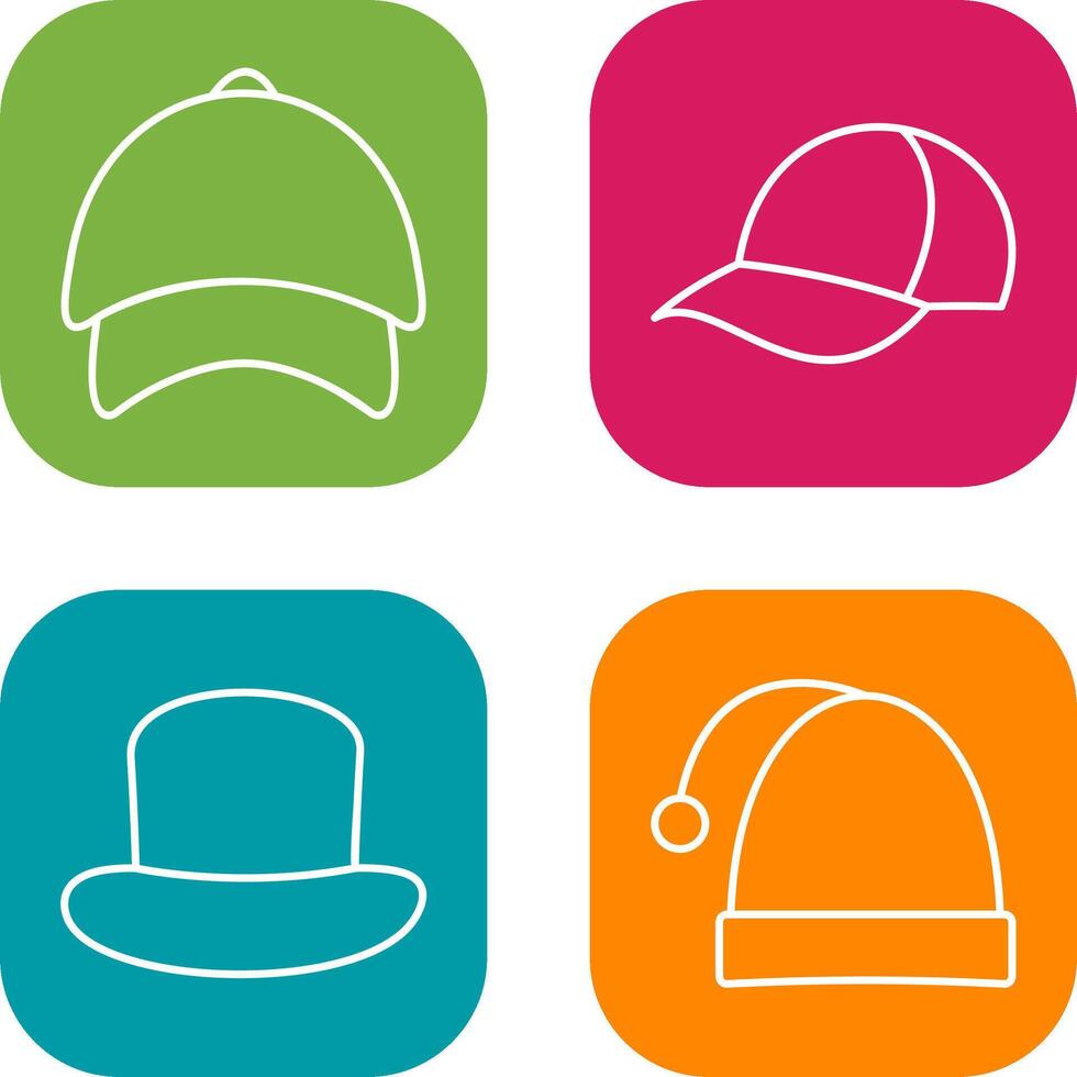 Cap and Hat Icon vector
