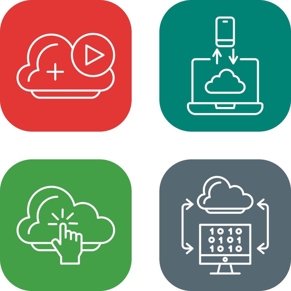 and Data Transfer Icon vector