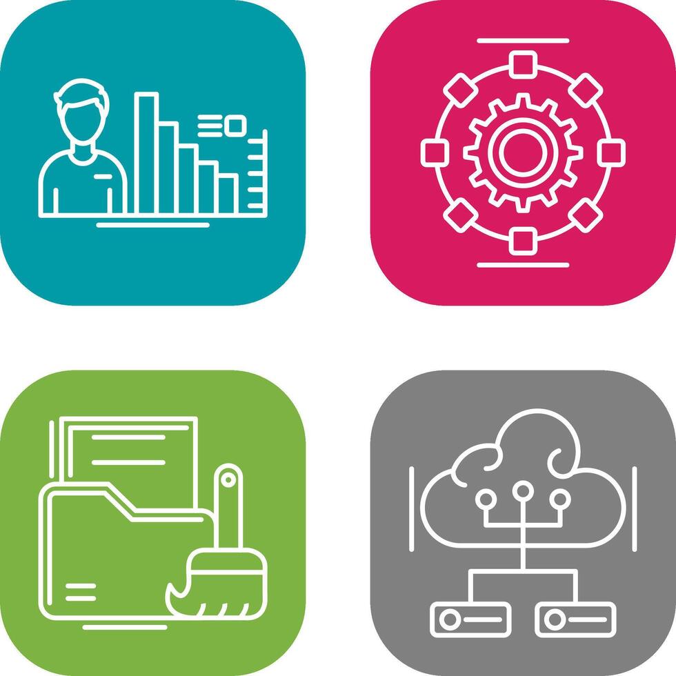 Consulting and Automated Icon vector