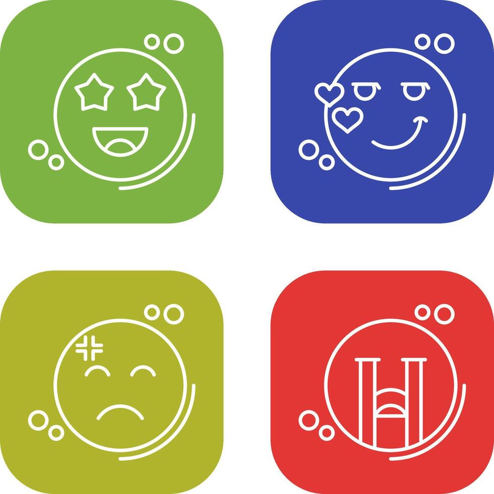 Starstruck and Flirty Icon vector