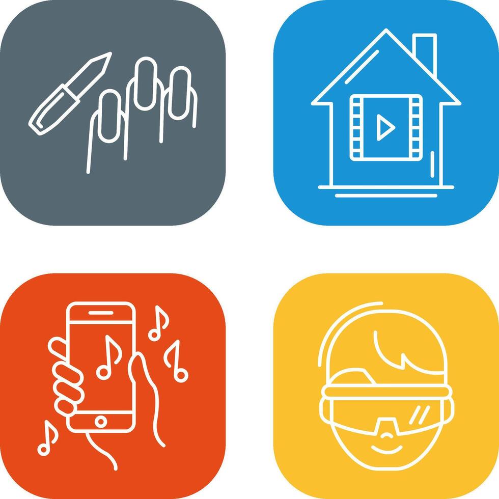 Manicure and Icon vector