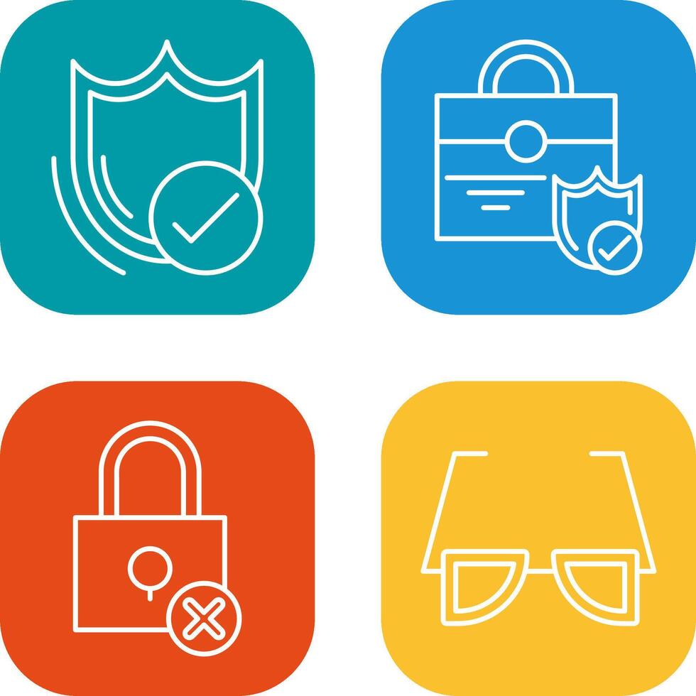 Shield and care Icon vector