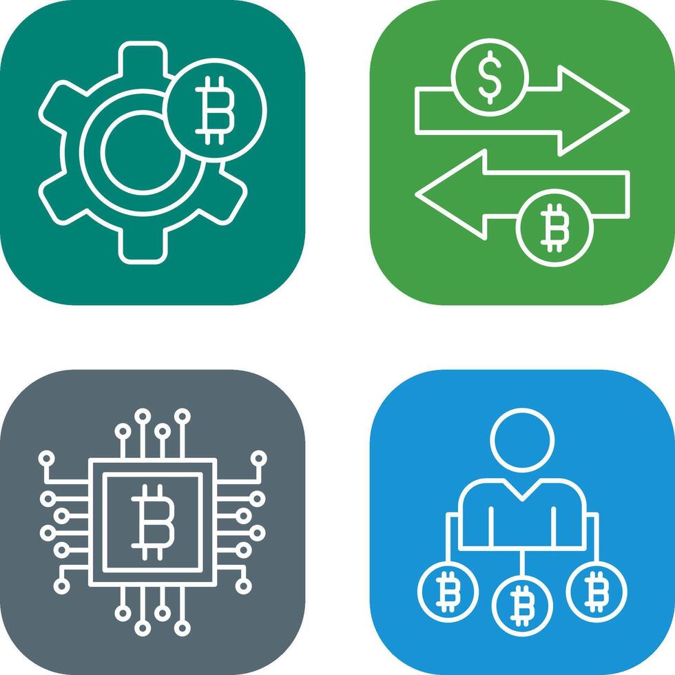 Setting and Money Exchange Icon vector