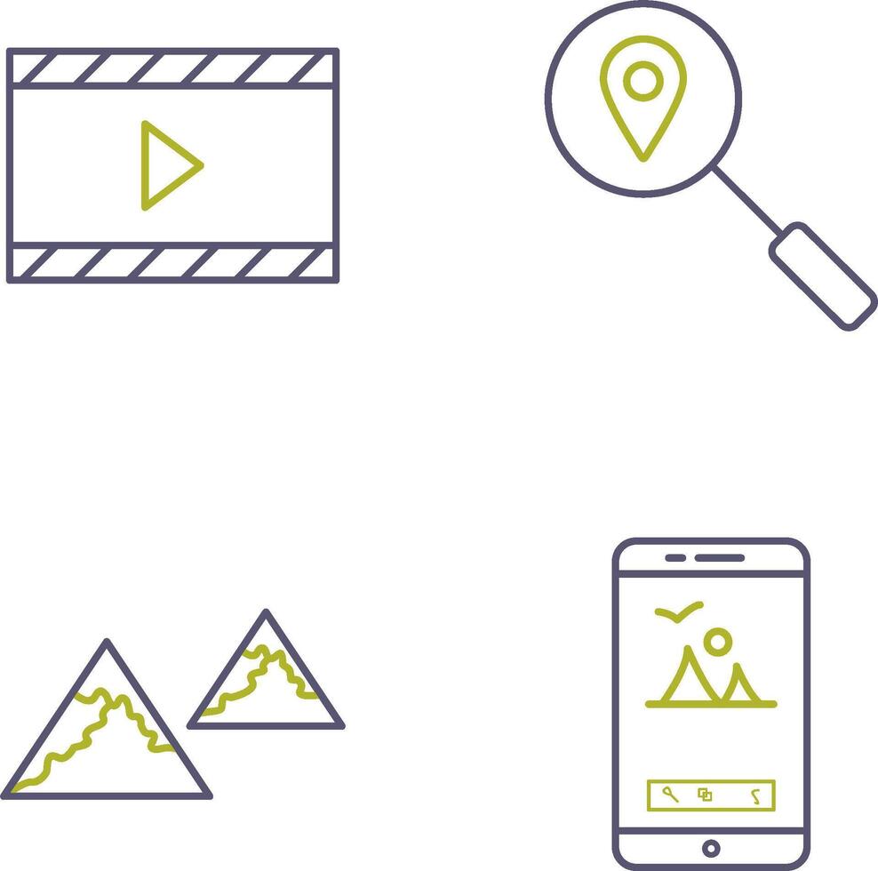 animation and tracking services Icon vector