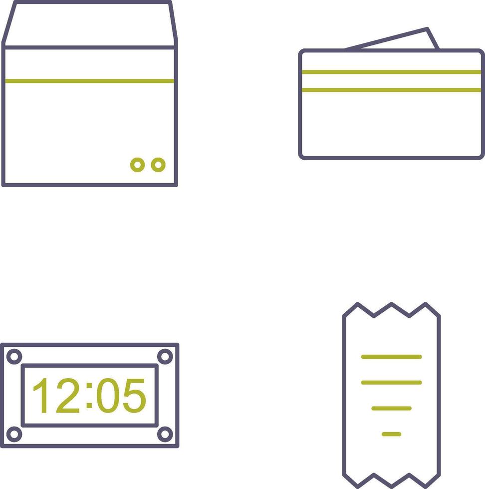 box and wallet Icon vector
