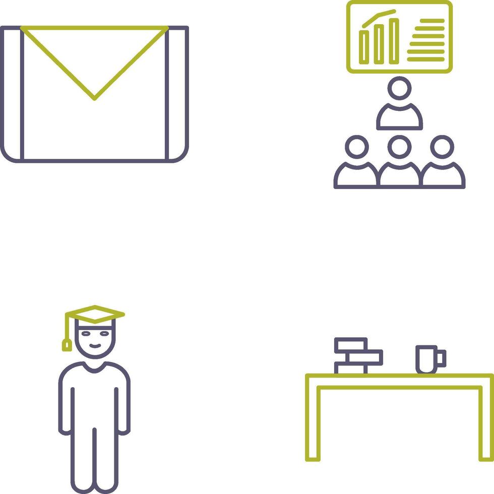 e mail and class Icon vector