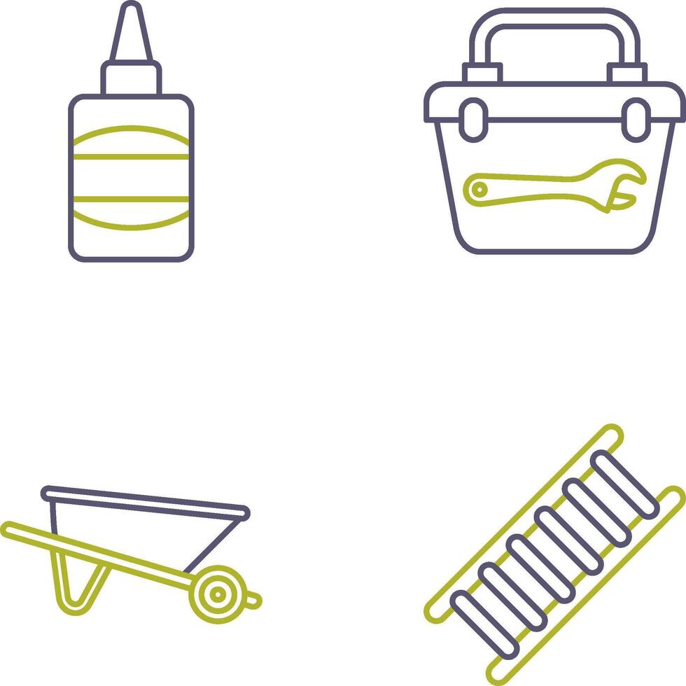 Glue and construction Icon vector