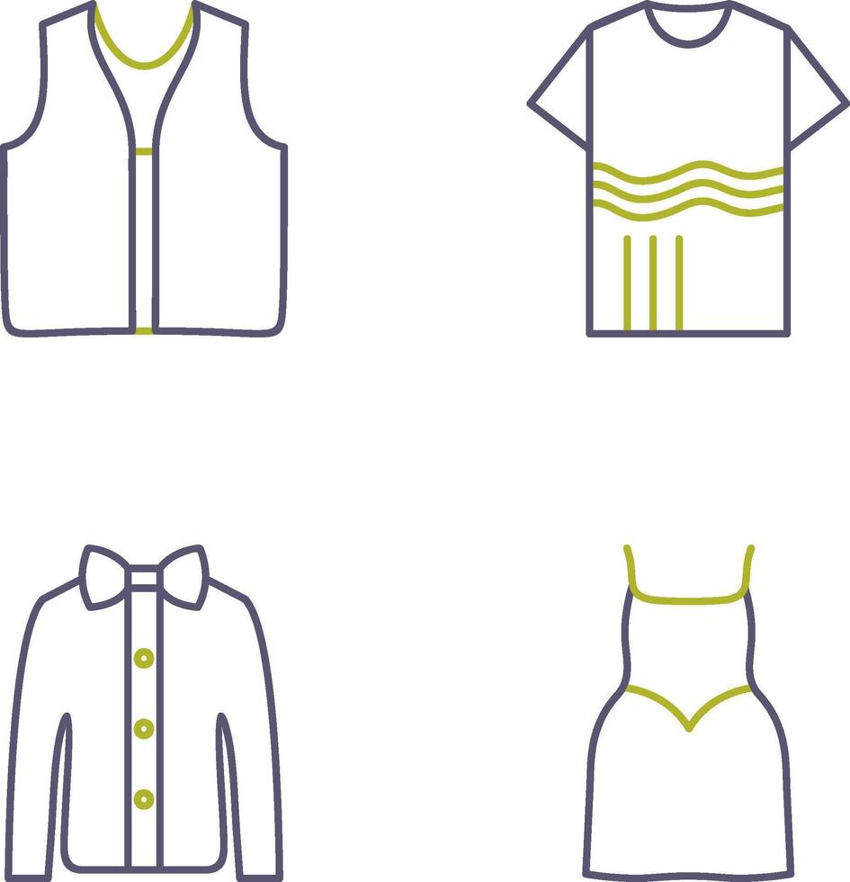 Swimming Vest and Accessory Icon vector