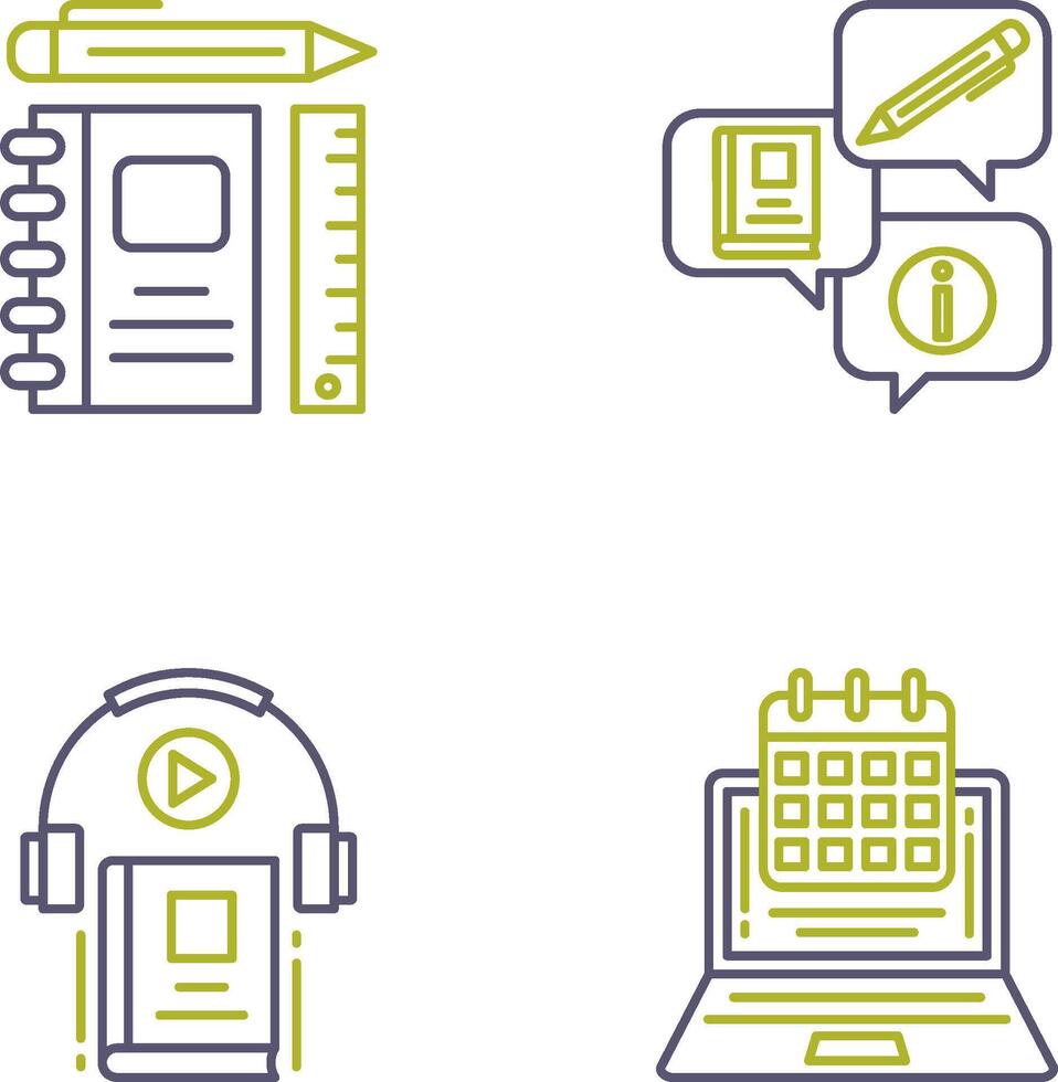 Learning Tools and Education Icon vector