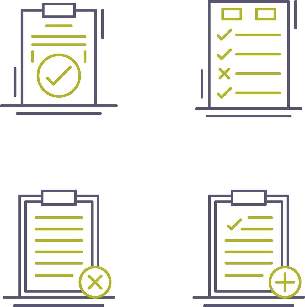Today to Done Check List and Checkmark Icon vector