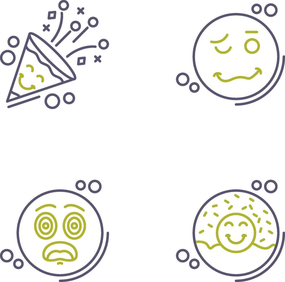 Drunk and Poppers Icon vector