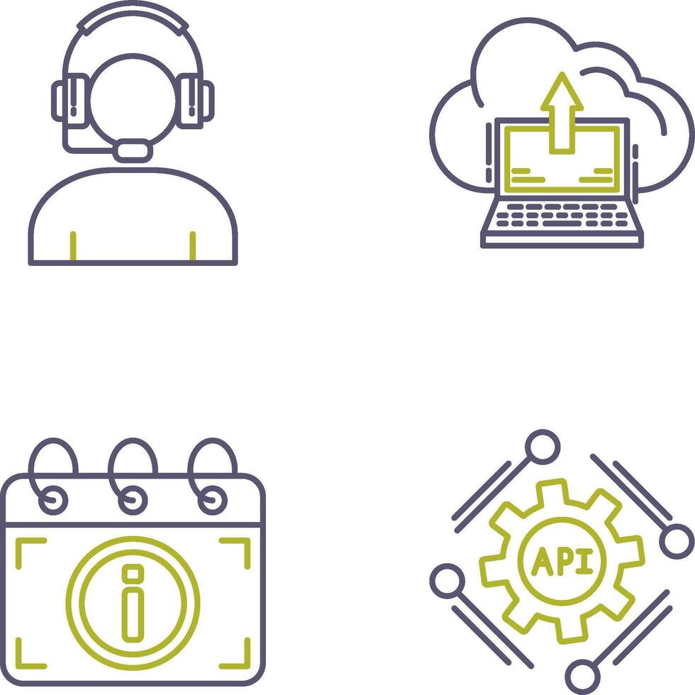 Helpline and backup Icon vector