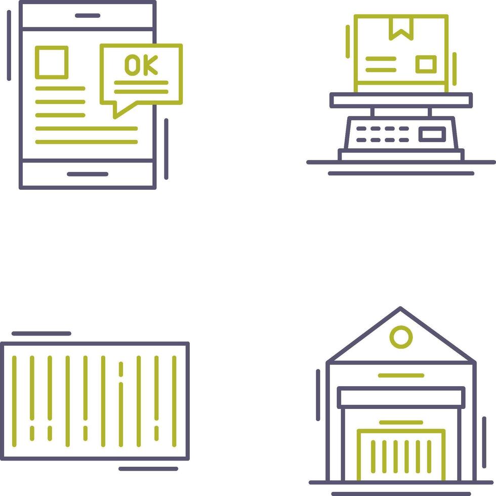 conversation and weight Icon vector