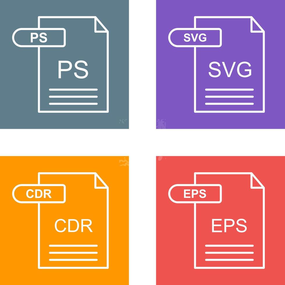 PS and SVG Icon vector
