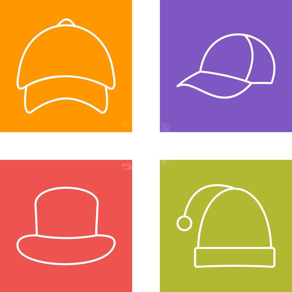 Cap and Hat Icon vector