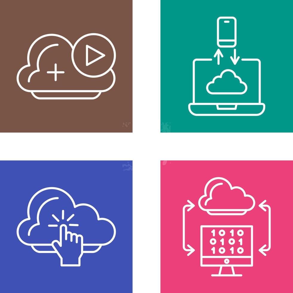 and Data Transfer Icon vector
