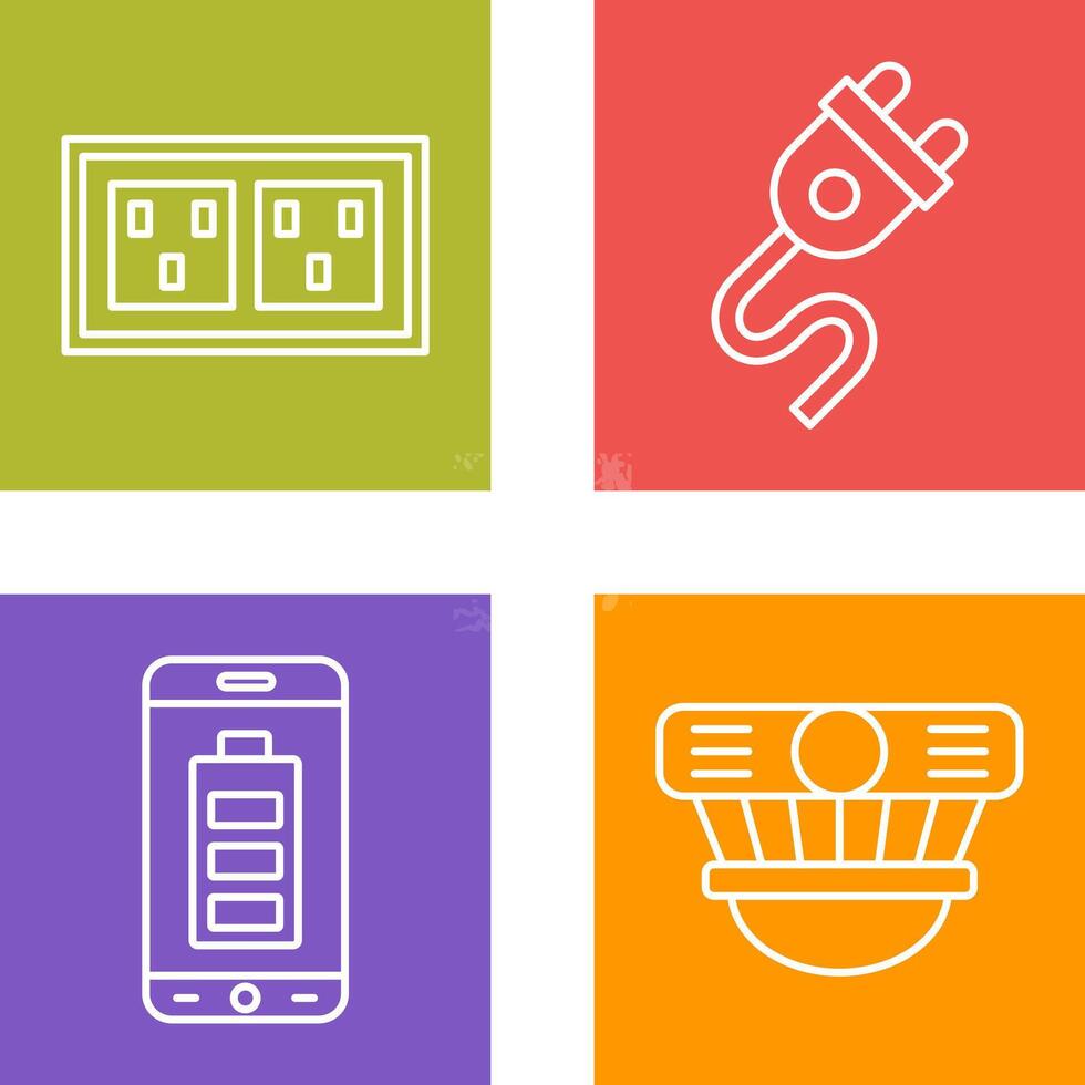 Socket and Plug Icon vector