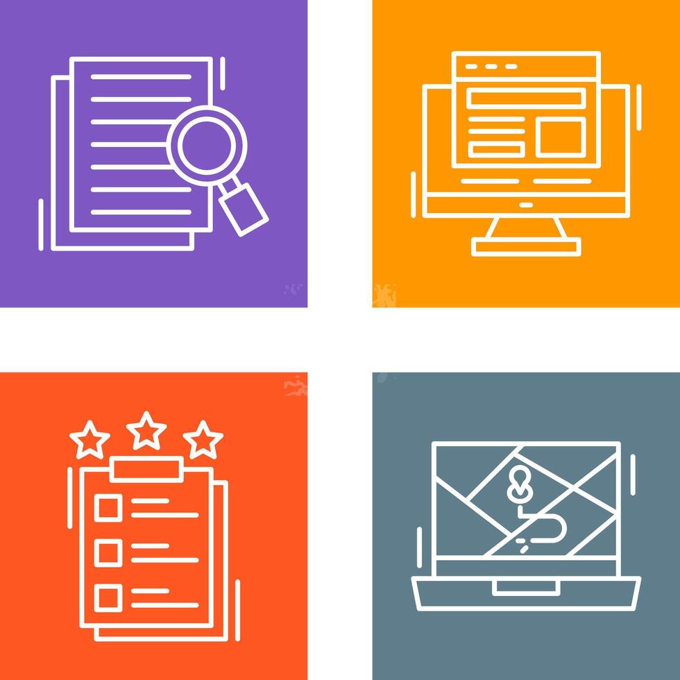 Details Looking and Adaptive Icon vector