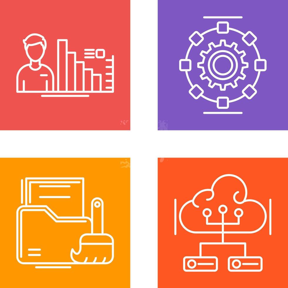 Consulting and Automated Icon vector