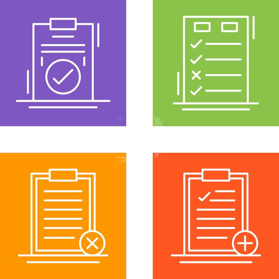 Today to Done Check List and Checkmark Icon vector