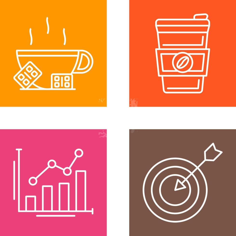 Hot Chocolate and Coffee Icon vector