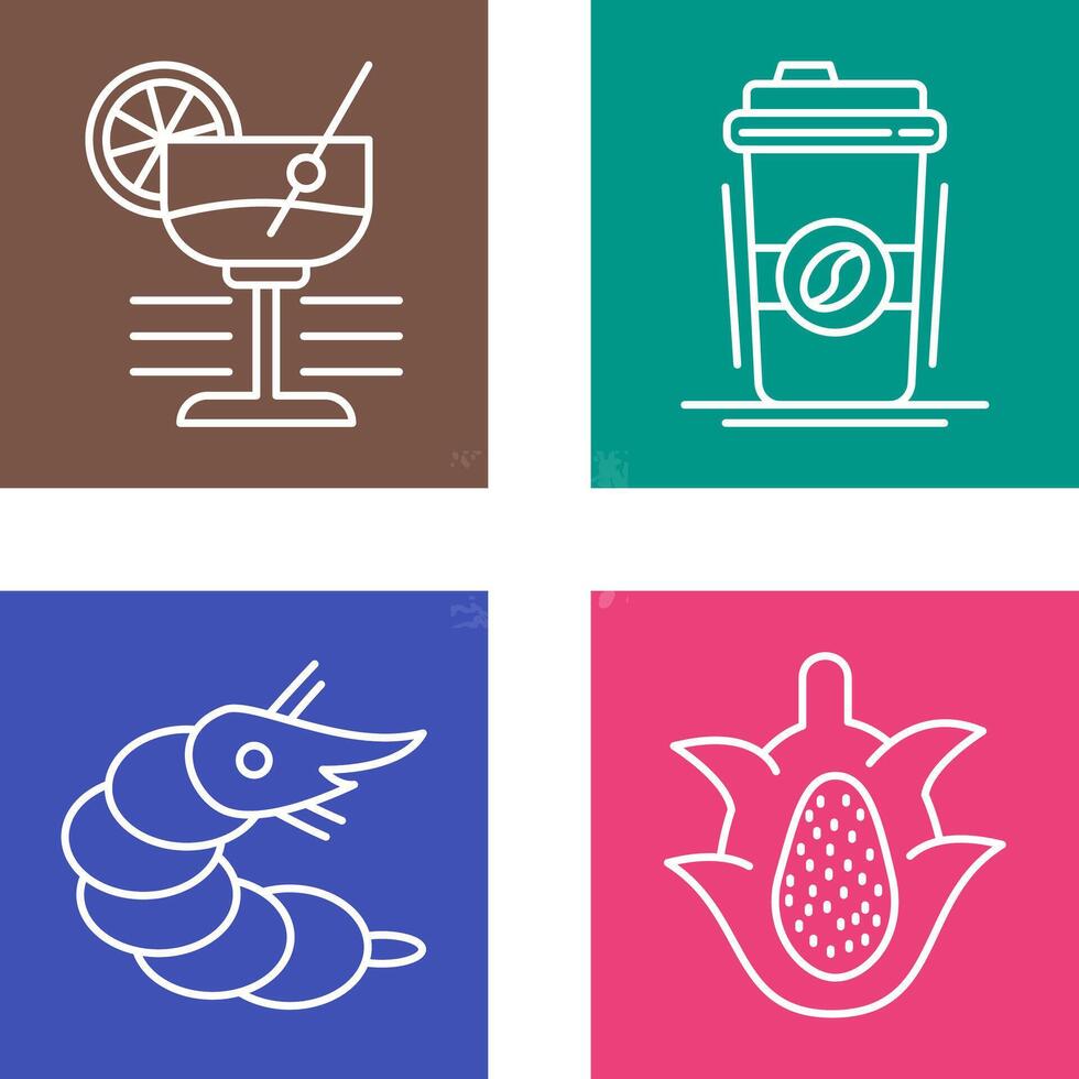 Martini and Coffee Cup Icon vector