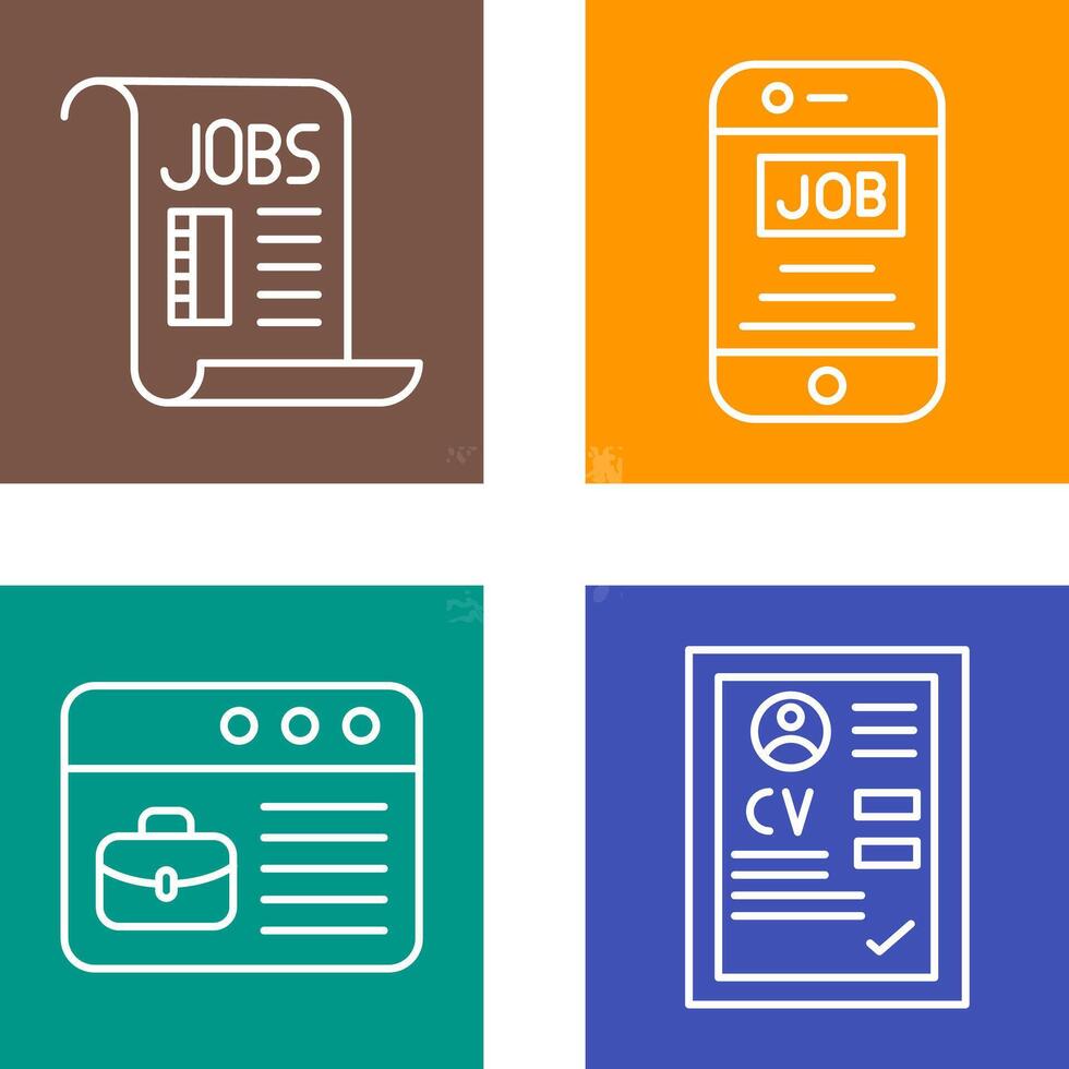Smart Phone and News Paper Icon vector