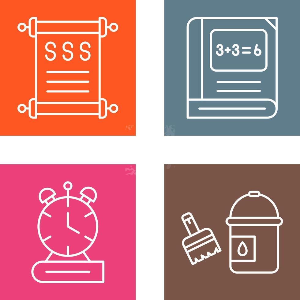 History and Math Icon vector