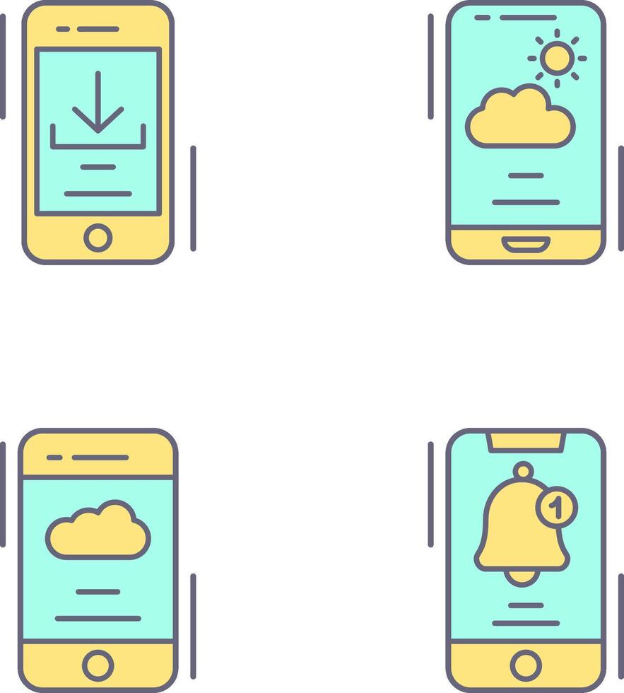 Download and Technology Icon vector