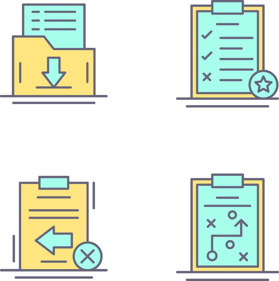 Save List and Task List Icon vector