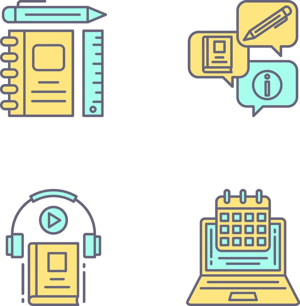 Learning Tools and Education Icon vector