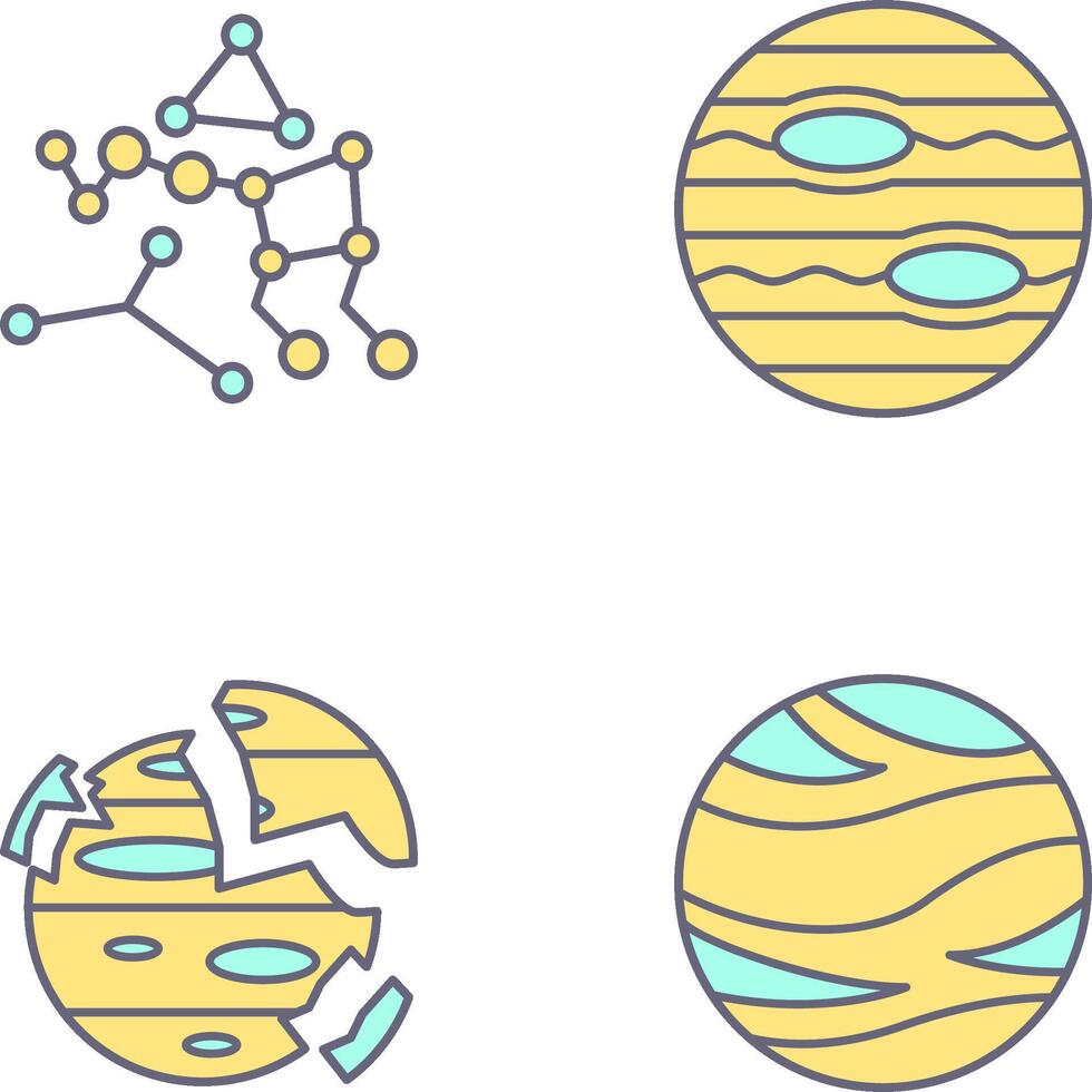 ursa major and neptune Icon vector
