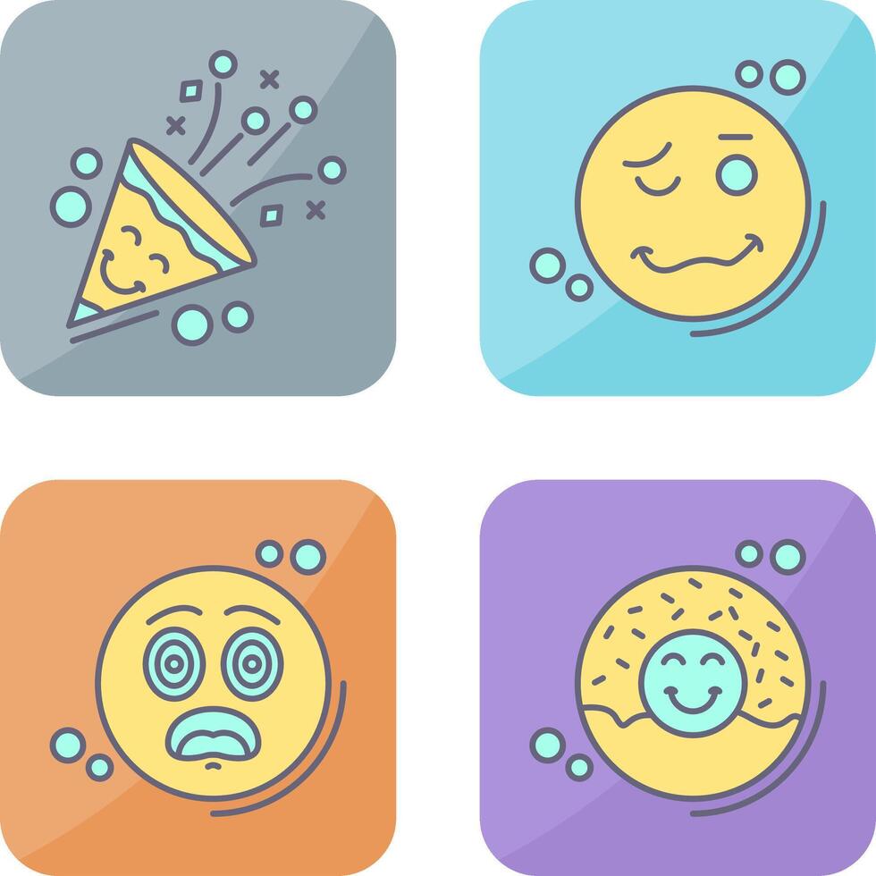 Drunk and Poppers Icon vector