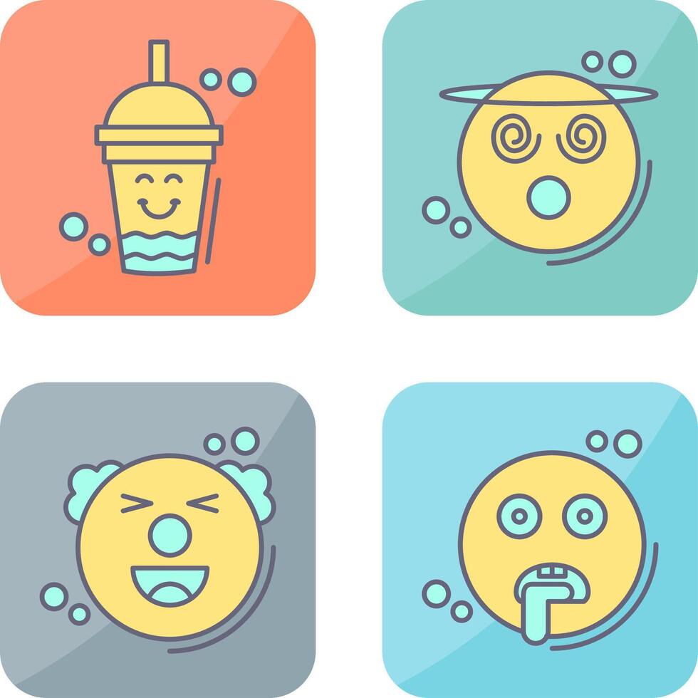 Drink and Dizzy Icon vector