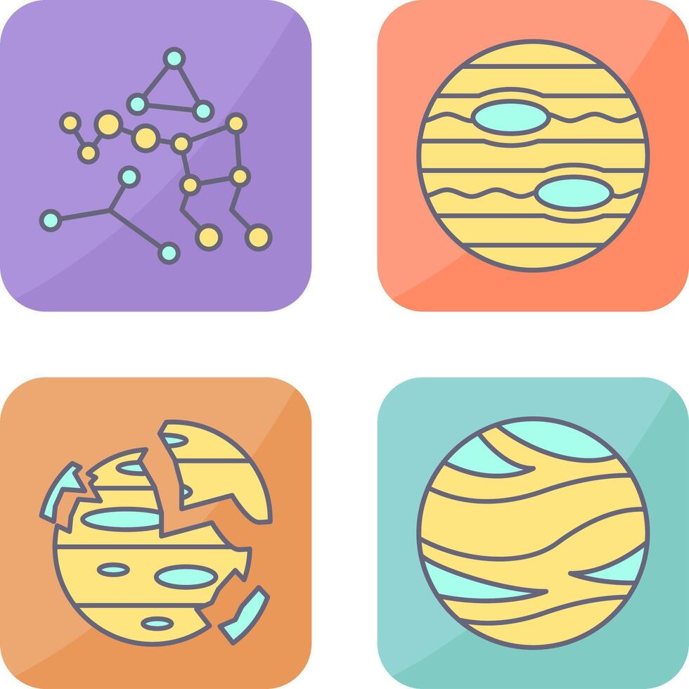 ursa major and neptune Icon vector