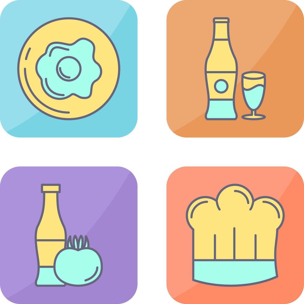 Breakfast and Bear Icon vector