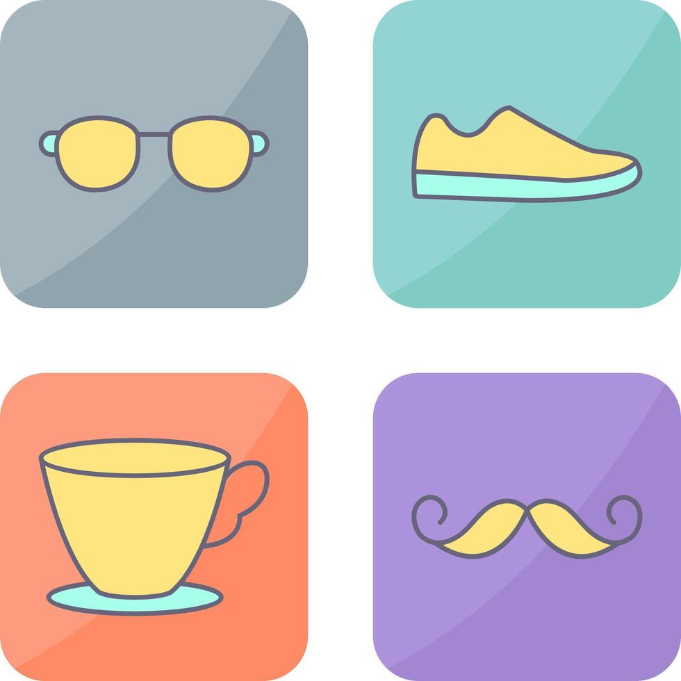 Sunglasses and Shoe Icon vector