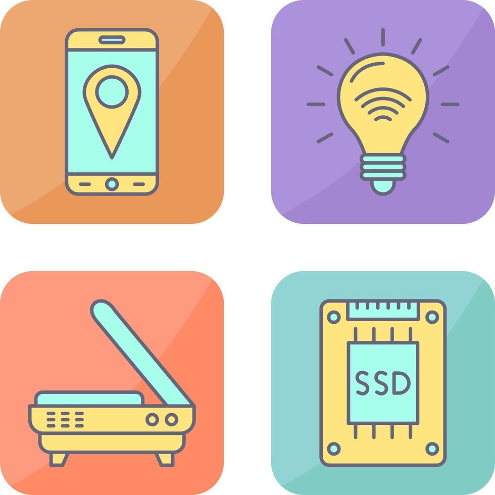 Gps and Smart Energy Icon vector