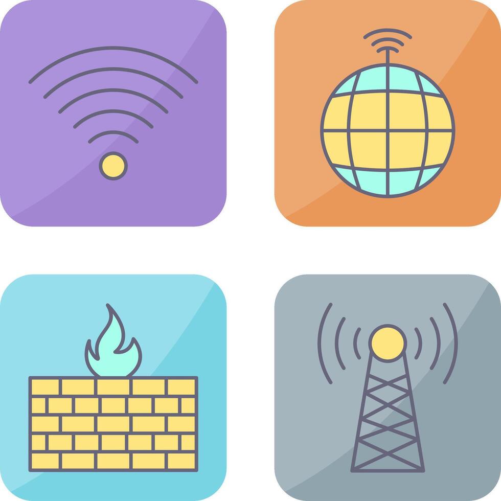 Signal on User and global Signals Icon vector