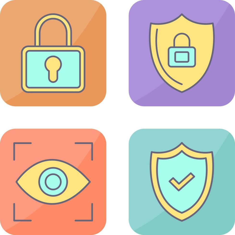 Lock and Privacy Icon vector