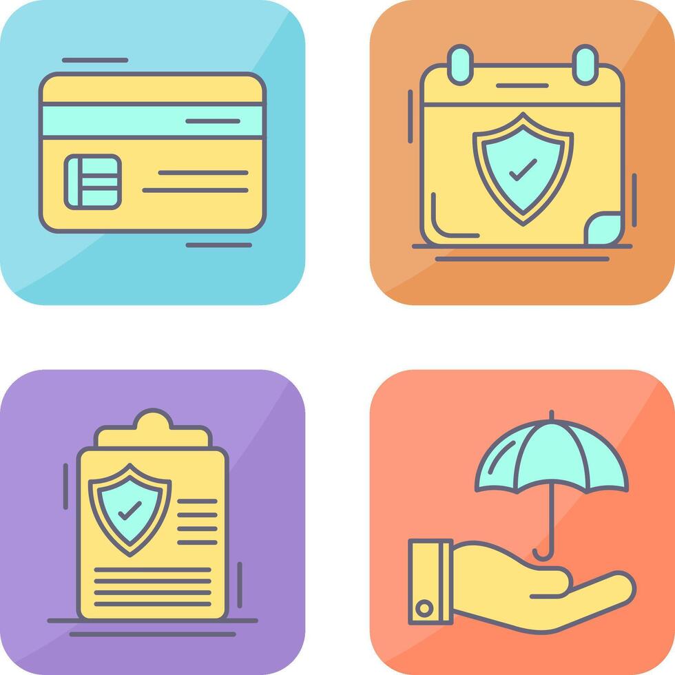 Credit Card and Period Time Icon vector