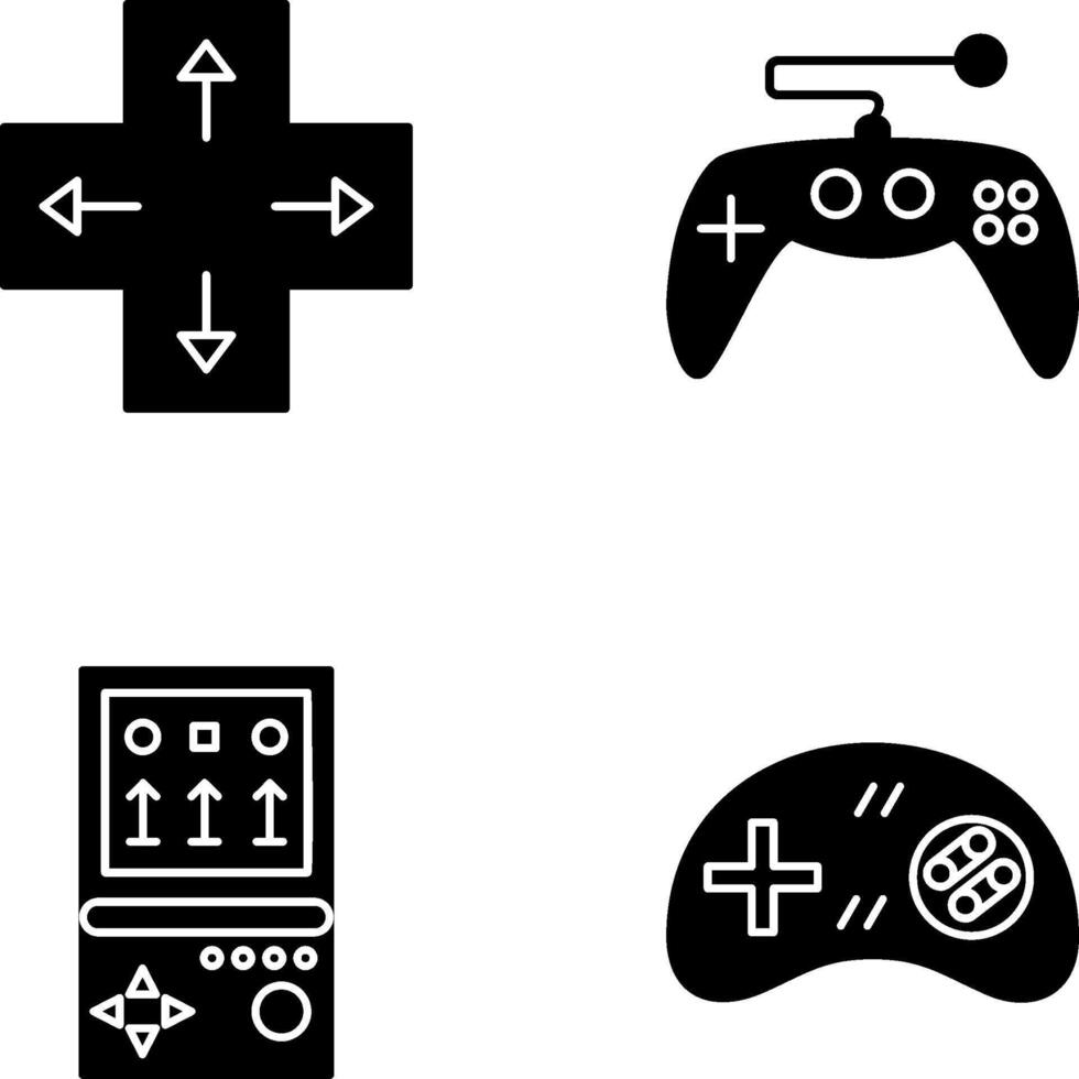 dirección llave y juego de azar controlar icono vector