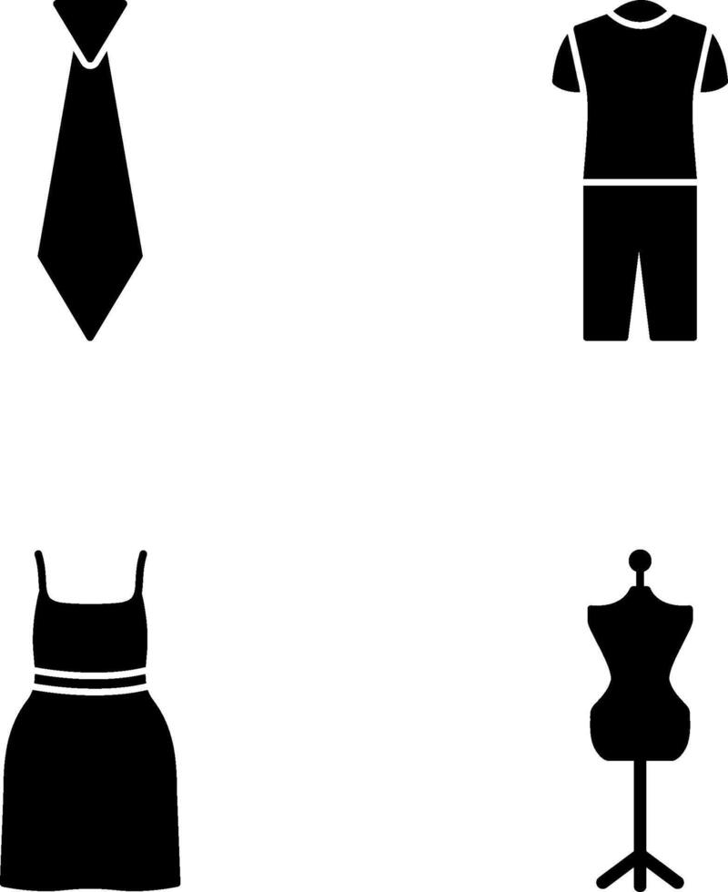 Tie and Pyjamas Icon vector