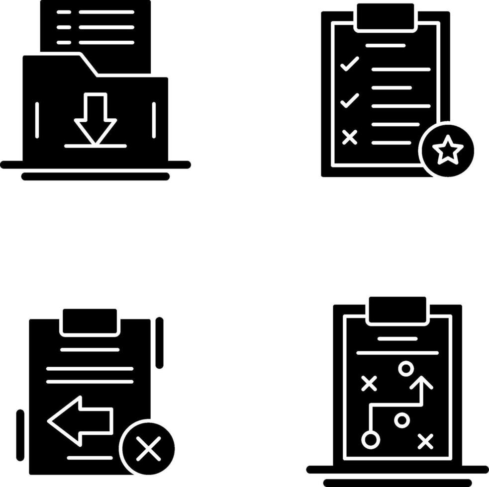 Save List and Task List Icon vector