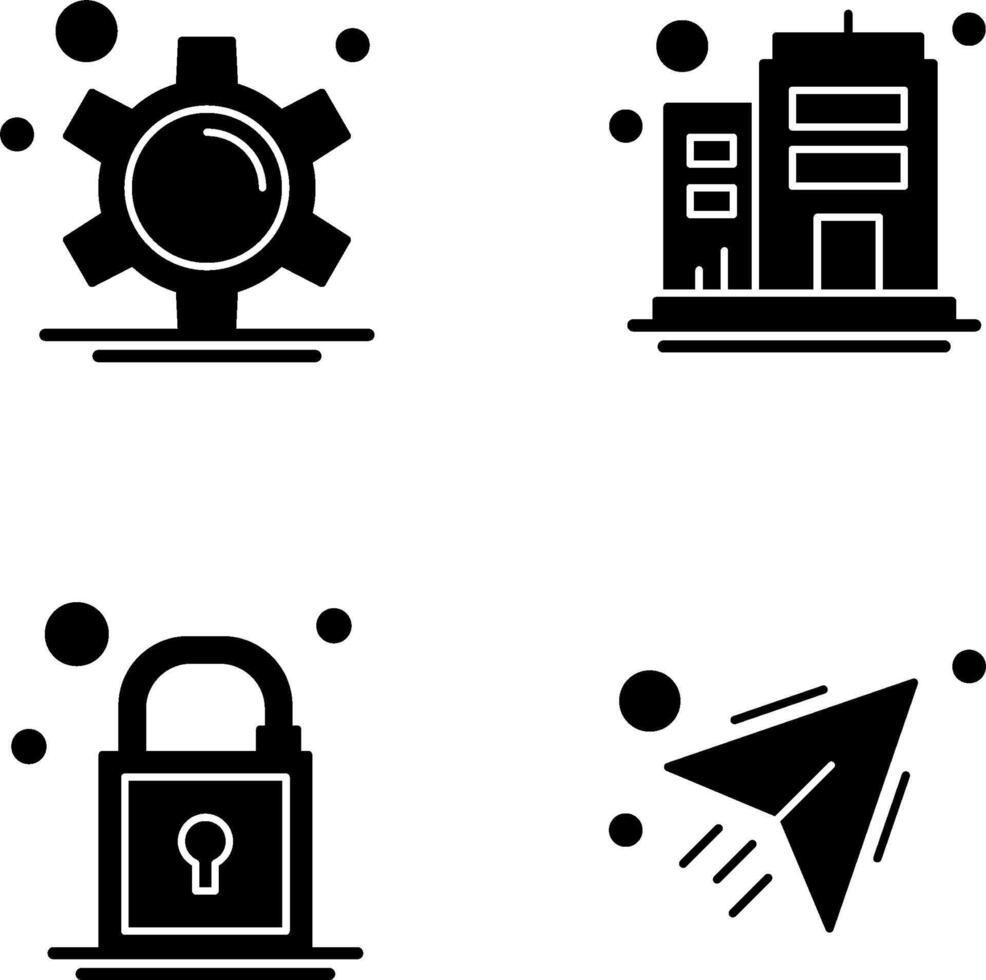 Gear and Company Icon vector